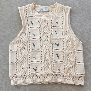 Zara knit vest